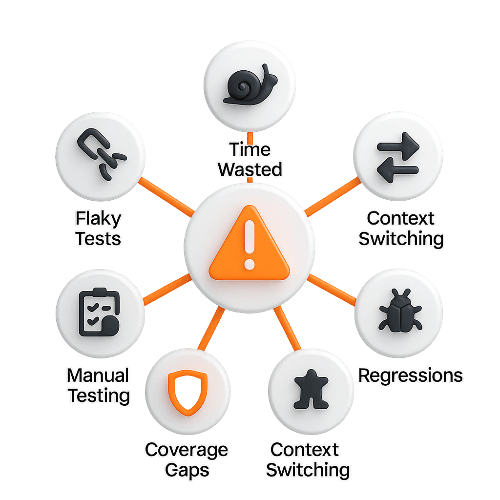 Hub‑and‑spoke illustration of Keploy code‑quality integrations