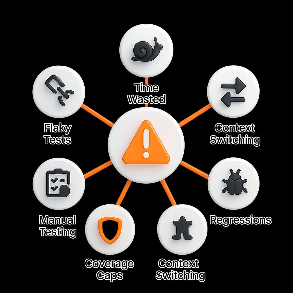 Hub‑and‑spoke illustration of Keploy code‑quality integrations