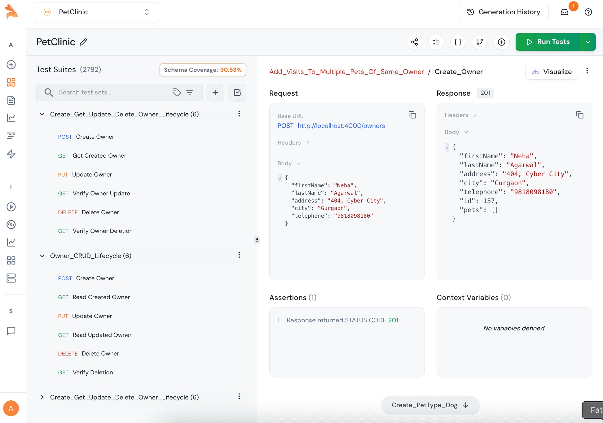 Generate Test Suites