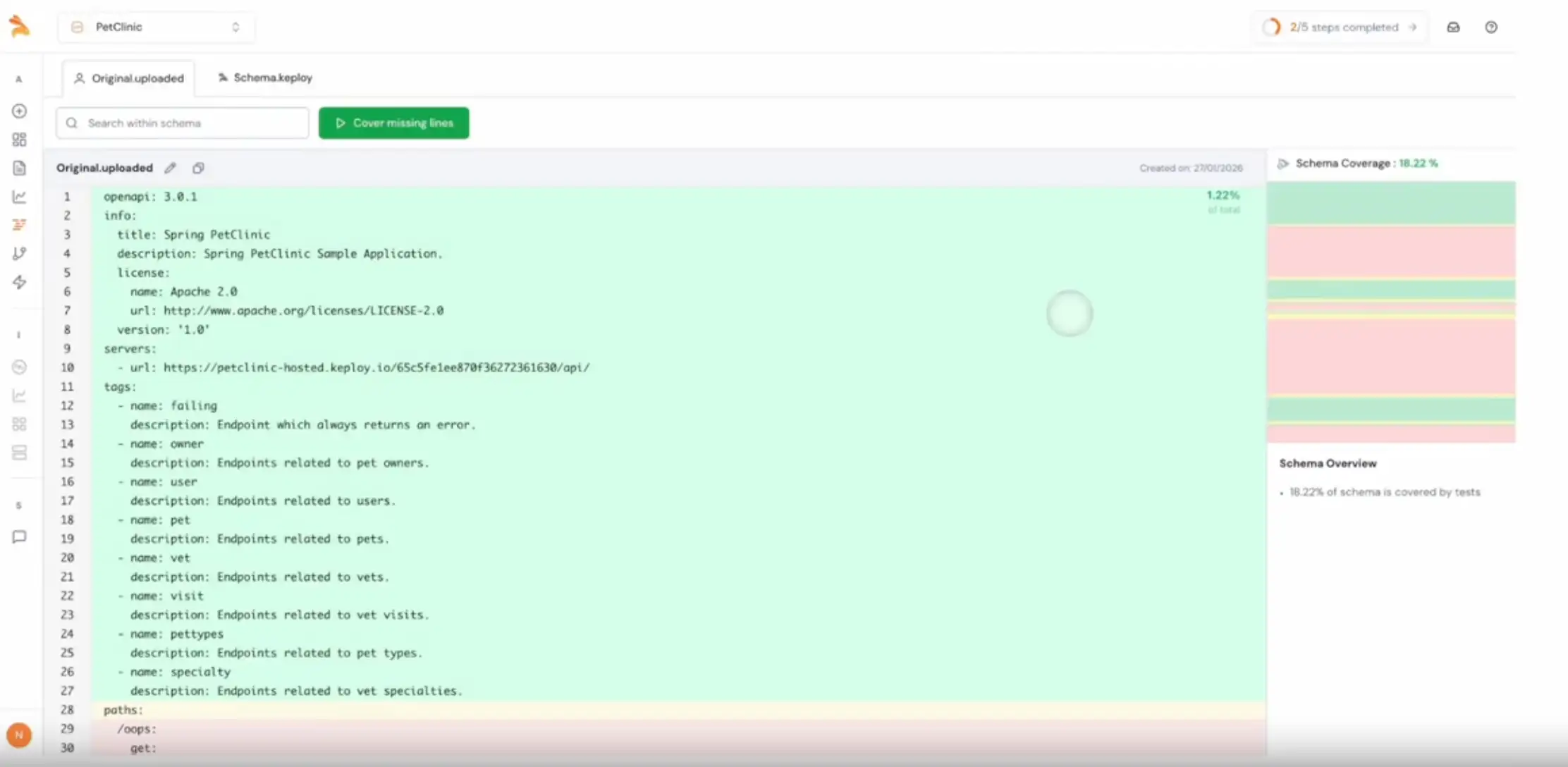 Coverage Reporting preview