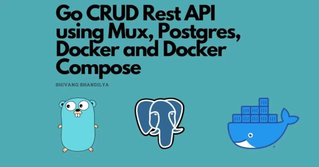 Building a GO CRUD Rest API from scratch