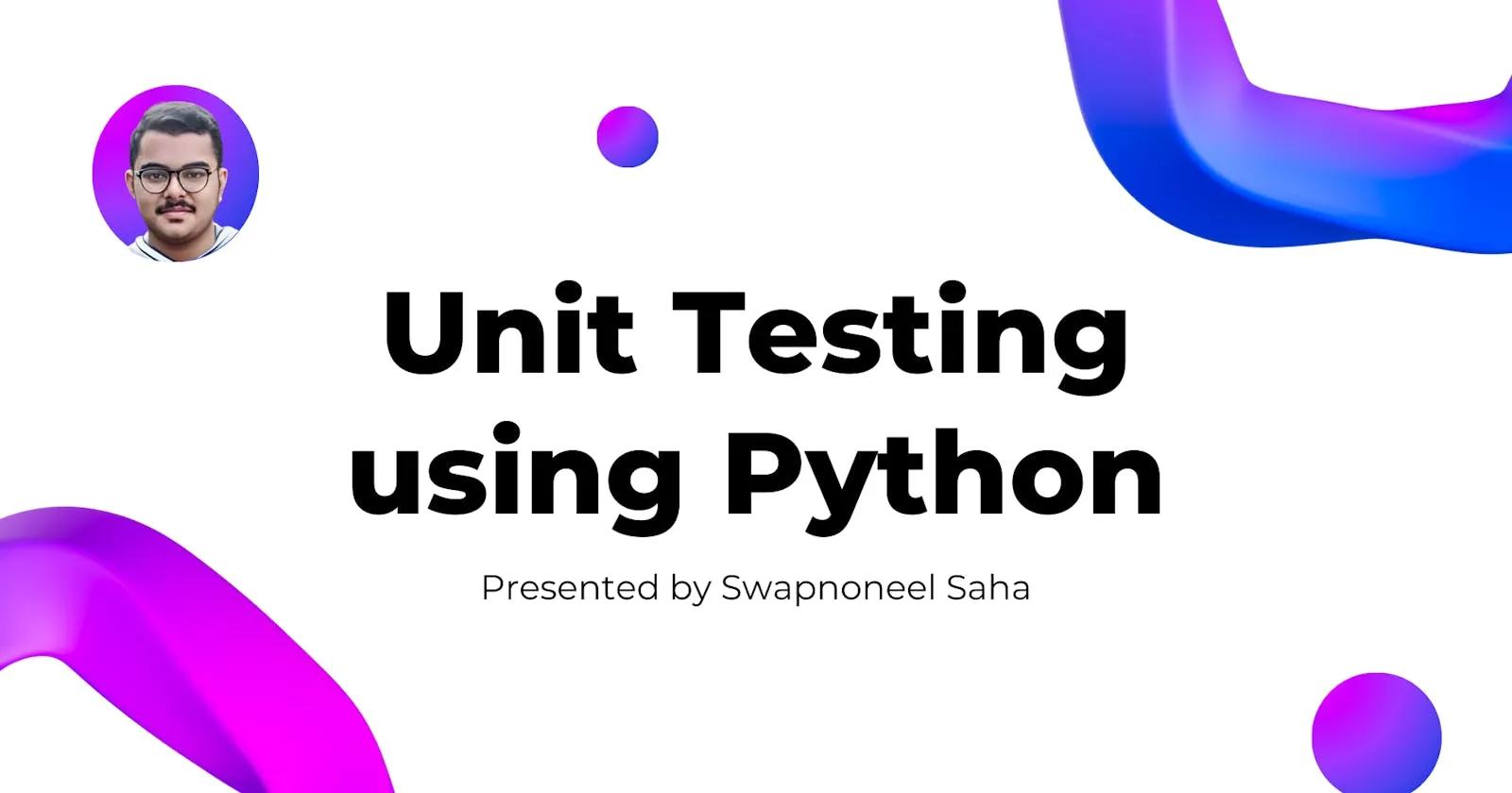 Cover Image for Unit Testing in Python is way more convenient than you’ve thought