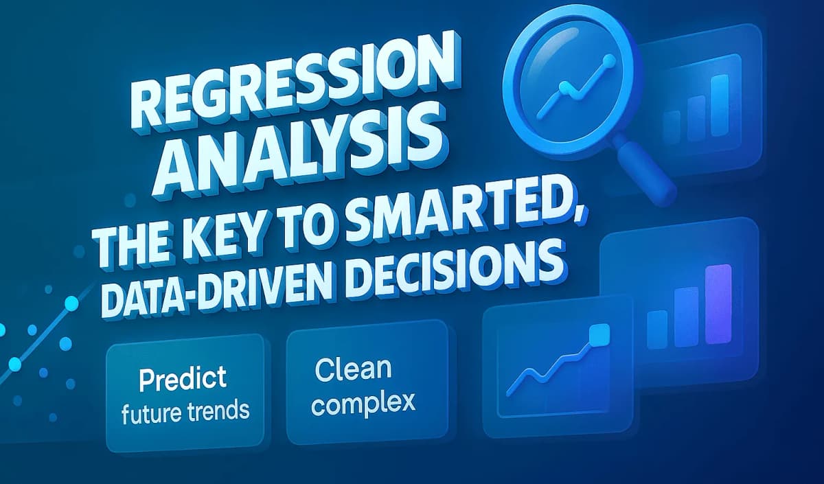 Cover Image for Regression Analysis: The Key to Smarter, Data-Driven Decisions