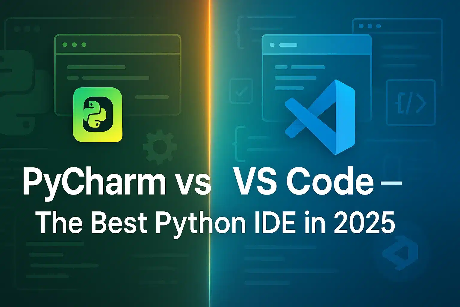 Cover Image for PyCharm vs VS Code — Which Python IDE Wins in 2025?