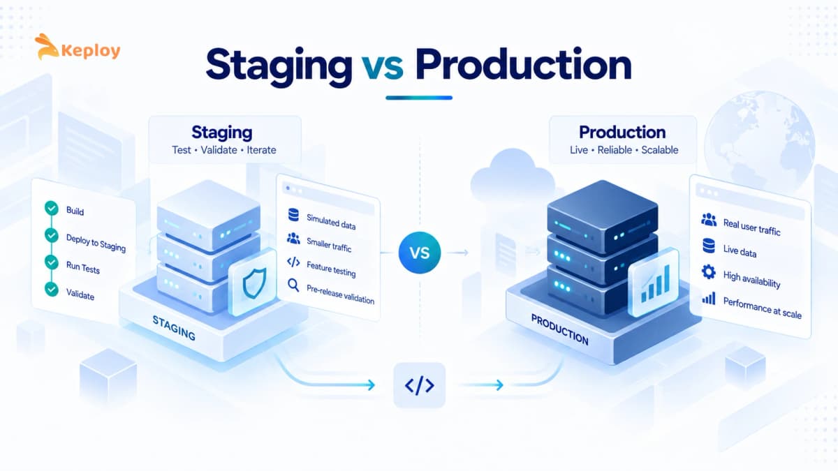 Cover Image for Staging vs. Production: Key Differences Explained
