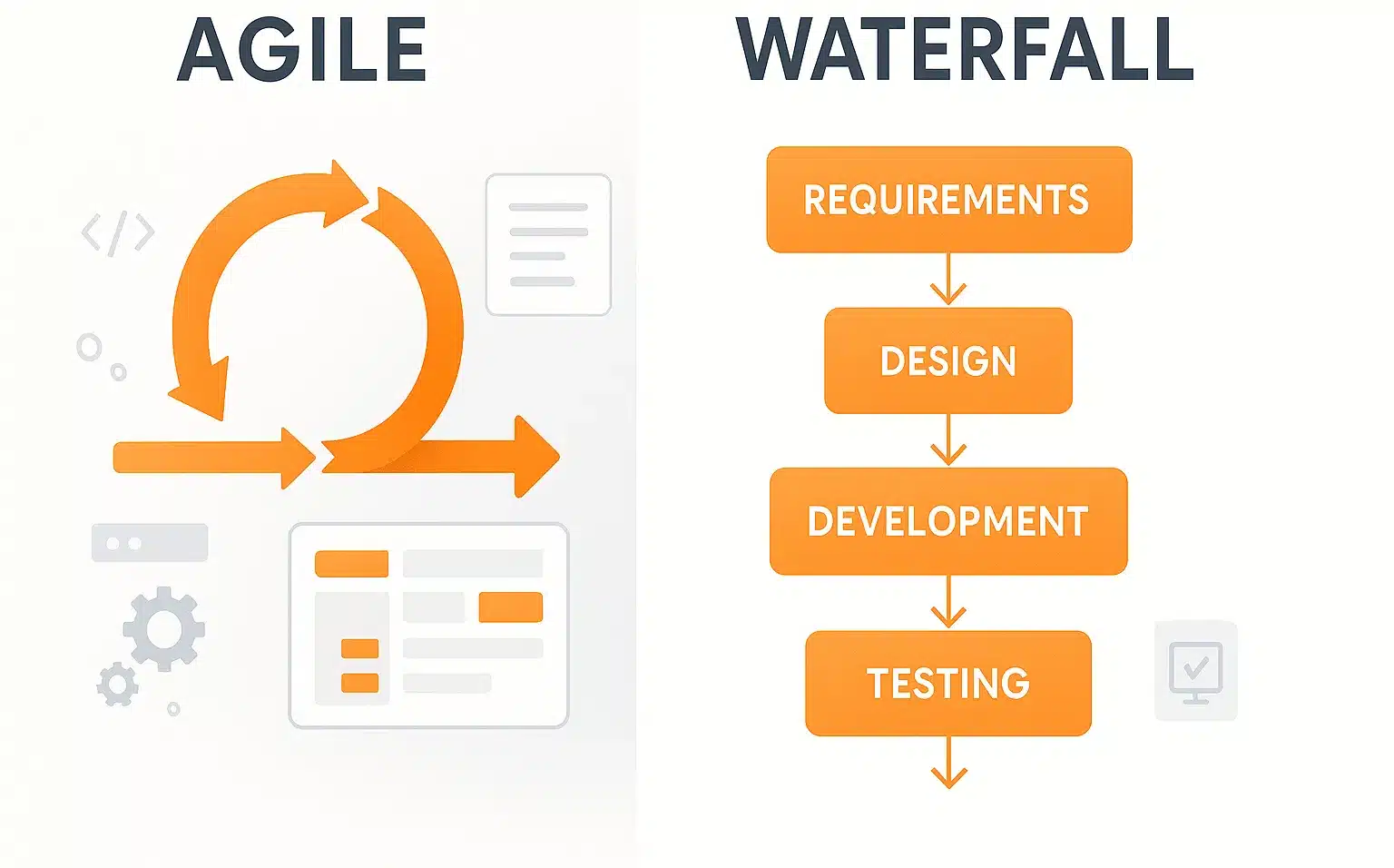 Cover Image for Agile vs Waterfall: Choosing the Right Approach for Your Project