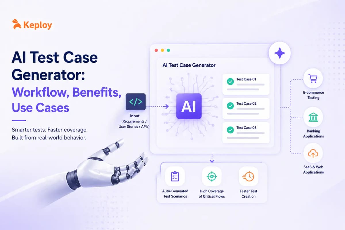 Cover Image for AI Test Case Generator: How It Works, Benefits & API Testing Use Cases