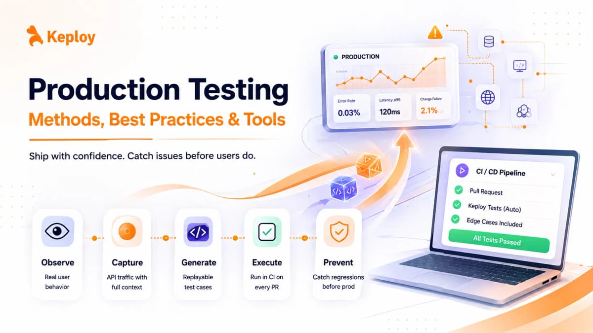 Cover Image for Production Testing: Methods, Best Practices & Tools (2026)