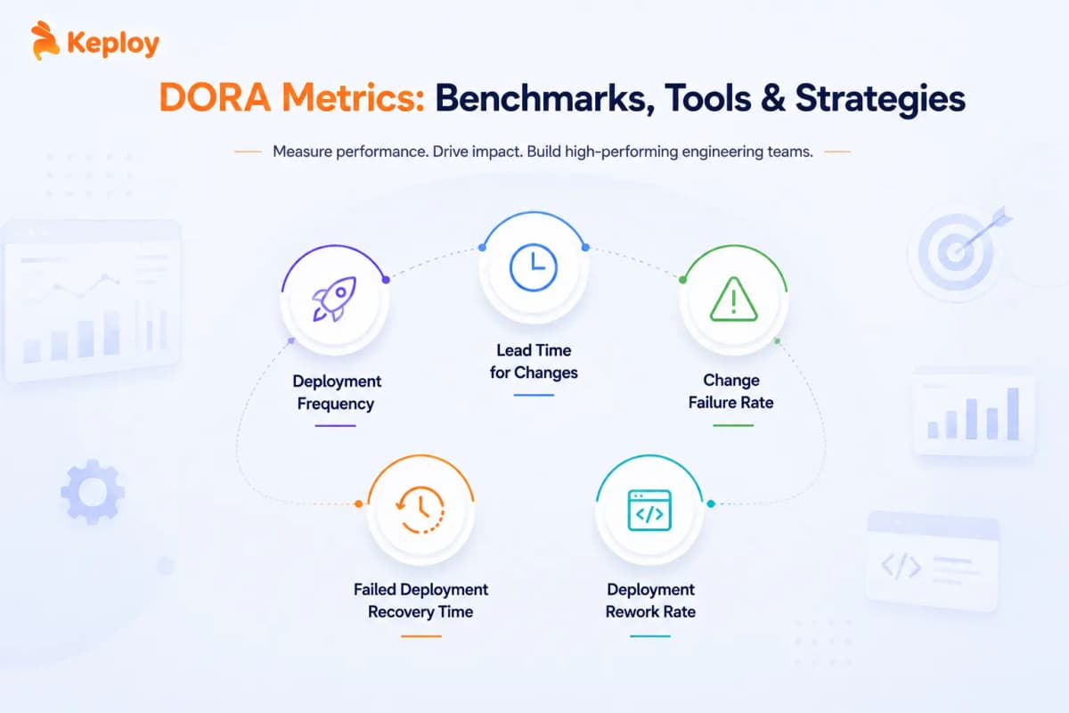 Cover Image for DORA Metrics: Benchmarks, Tools & Strategies to Improve (2026)