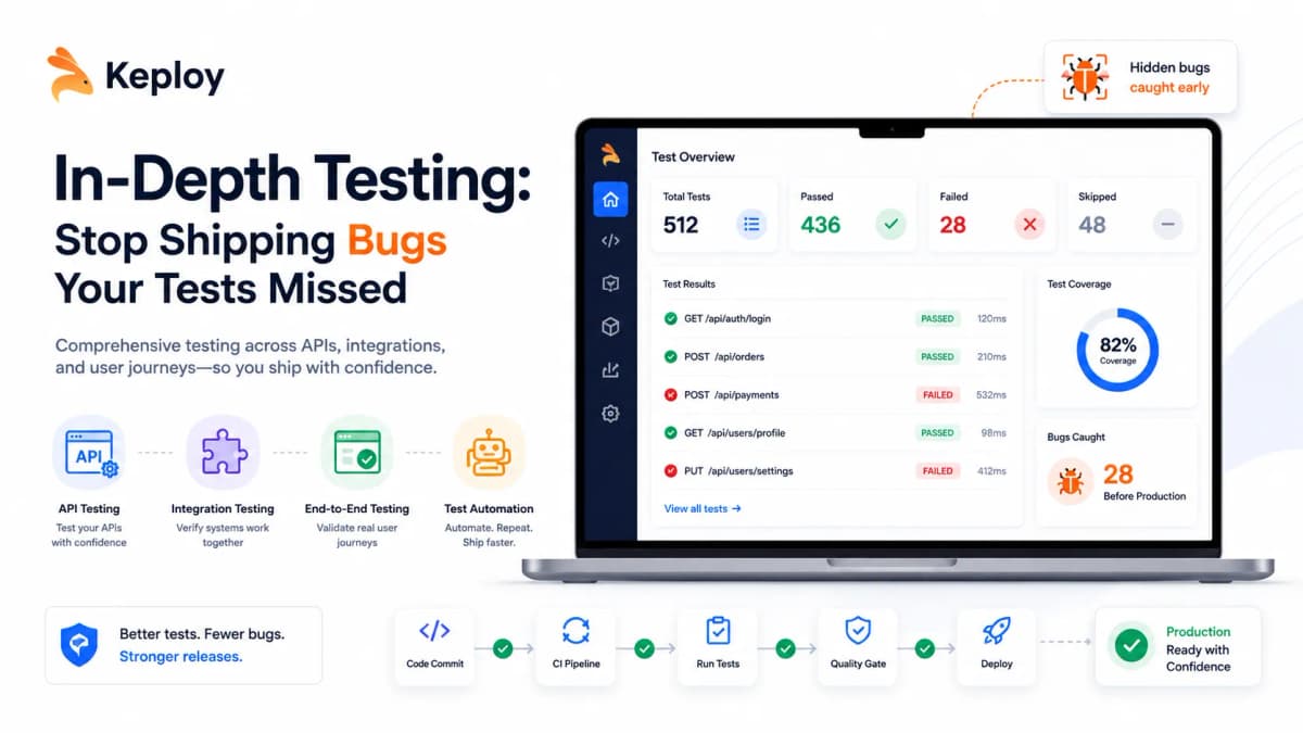 Cover Image for In-Depth Testing: Stop Shipping Bugs Your Tests Missed