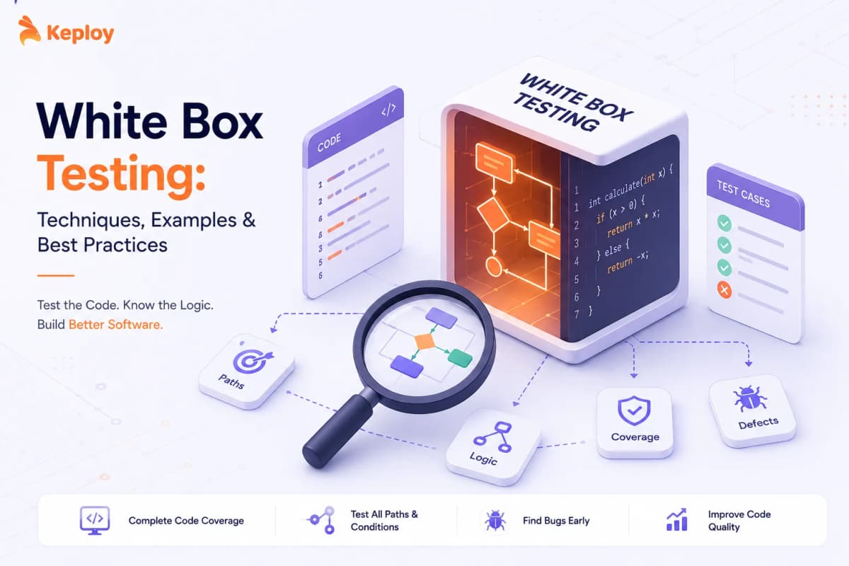 Cover Image for White Box Testing: Techniques, Examples & Best Practices (2026)
