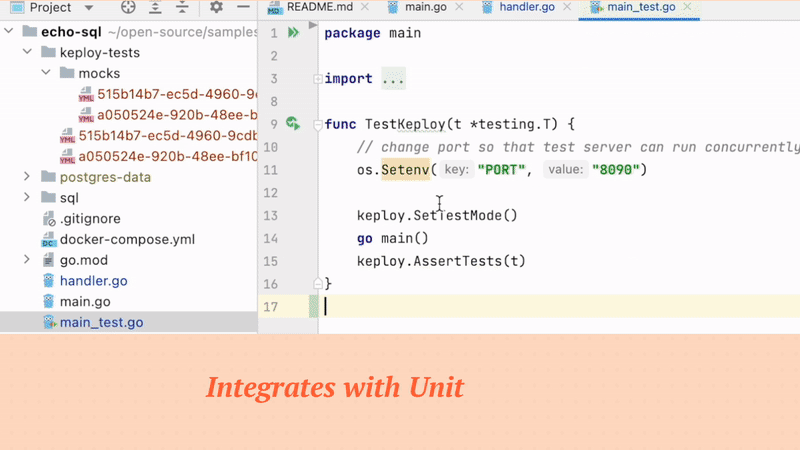 Keploy Integration with Testing Libraries