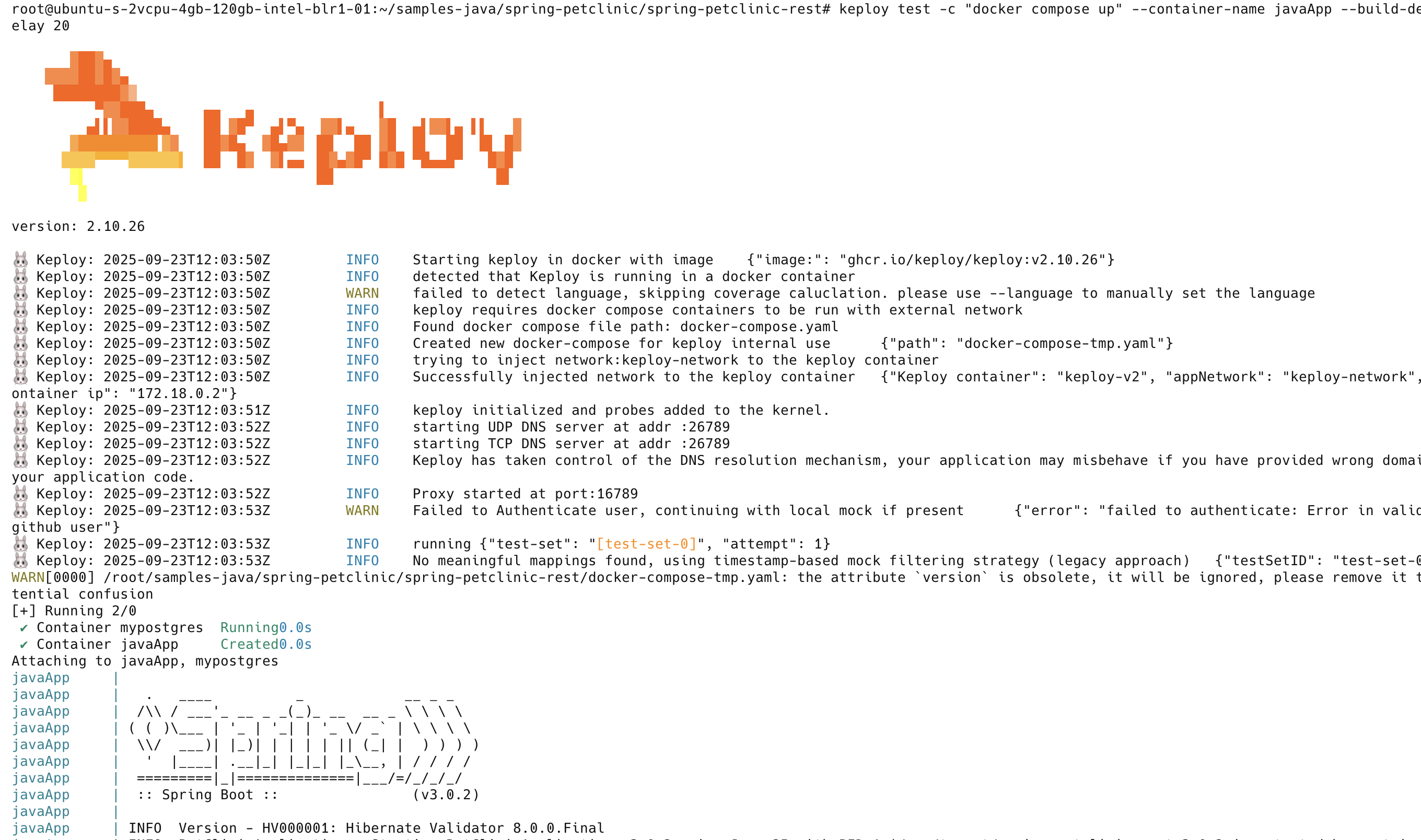 Sample Keploy Test Java