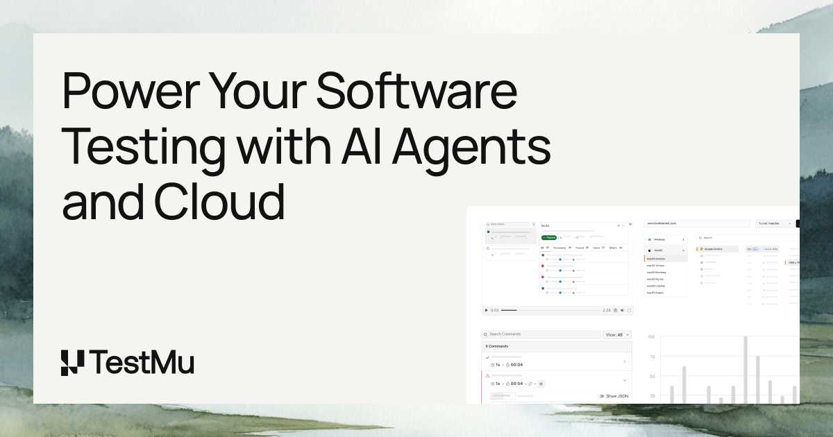 LambdaTest product interface