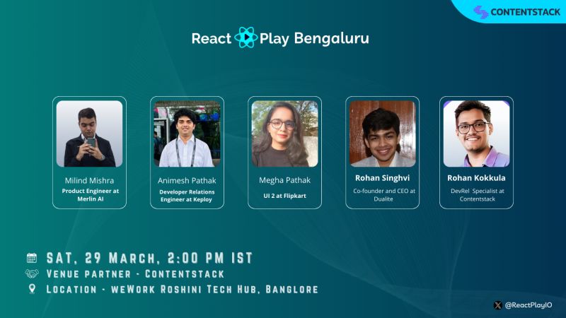 React play Bengaluru 2025